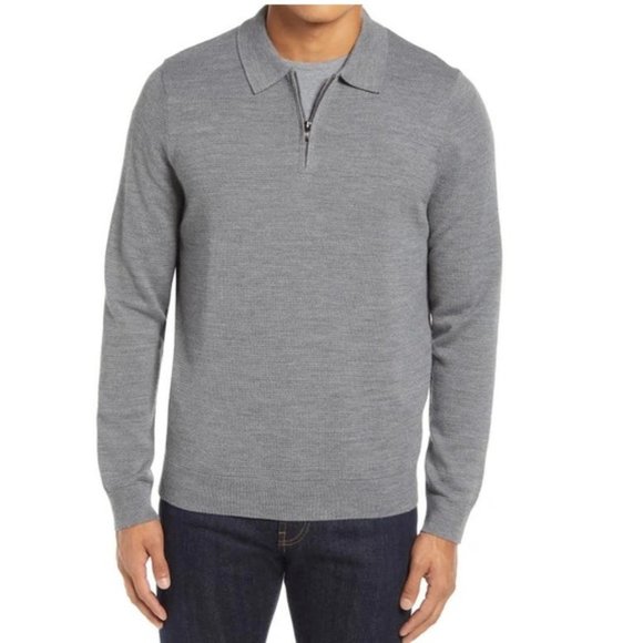 NORDSTROM Tech-smart Polo Sweater - Picture 1 of 4